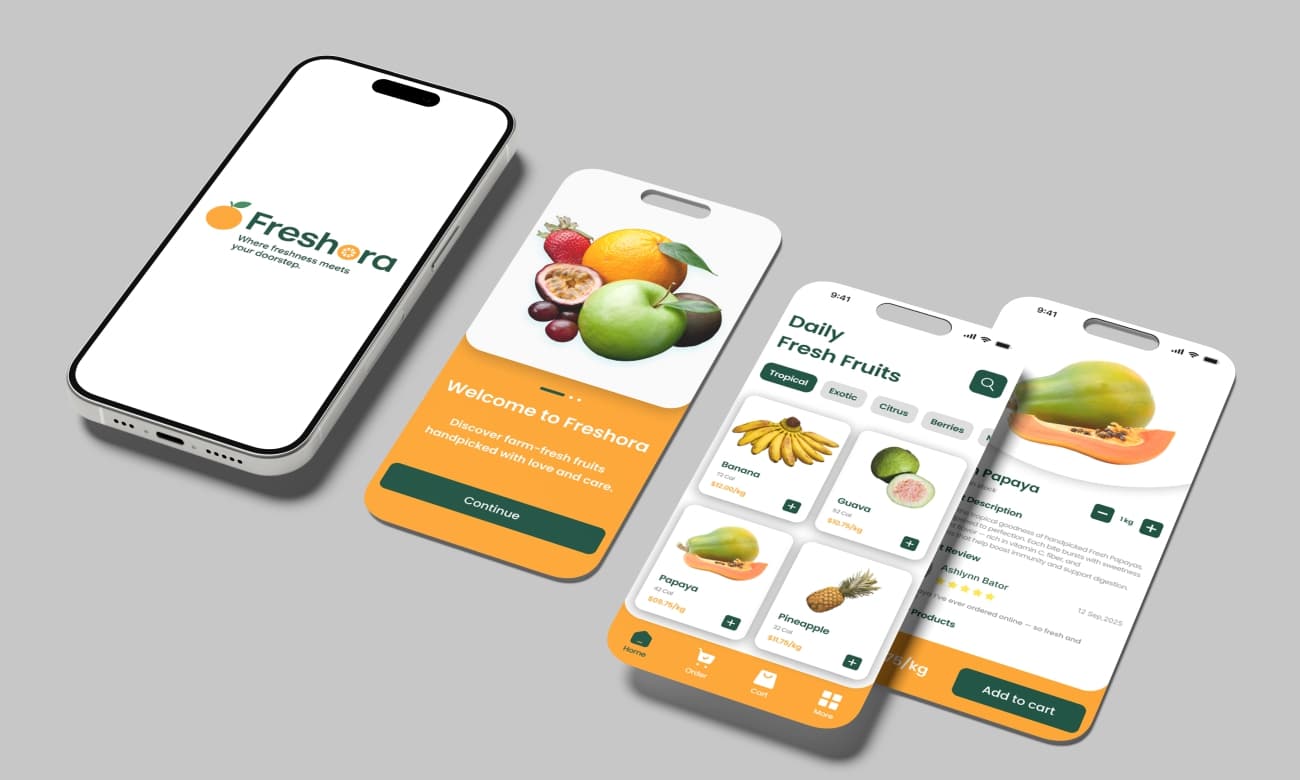 Freshora - Fresh Fruit Delivery App